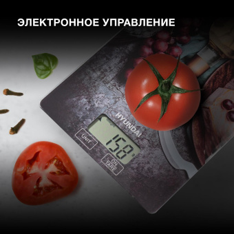 Весы кухонные электронные Hyundai HYS-KG211 макс.вес:5кг рисунок от магазина РЭССИ