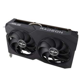 Видеокарта Asus PCI-E 4.0 DUAL-RX7600-O8G-V2 AMD Radeon RX 7600 8192Mb 128 GDDR6 2447/17500 HDMIx1 DPx3 HDCP Ret от магазина РЭССИ