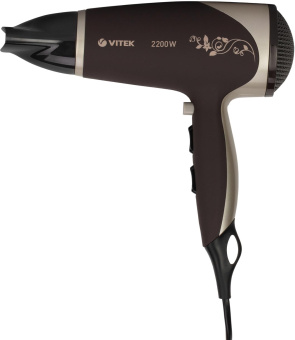 Фен Vitek VT-2327 2200Вт шоколадный от магазина РЭССИ