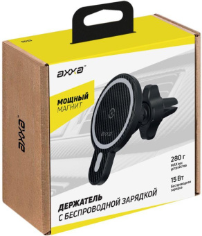 Держатель Deppa MagCharge QI магнитный беспров.з/у. черный для смартфонов (5533) от магазина РЭССИ