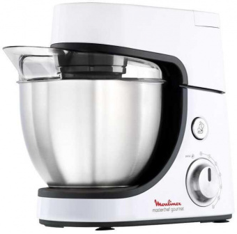 Кухонная машина Moulinex QA51AD10 планетар.вращ. 1100Вт серебристый/черный от магазина РЭССИ