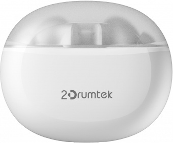 Гарнитура вкладыши A4Tech 2Drumtek B25 TWS белый беспроводные bluetooth в ушной раковине (B25 GRAYISH WHITE) от магазина РЭССИ