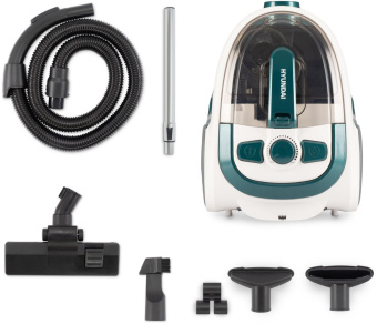 Пылесос Hyundai HYV-C3500 2220Вт белый/бирюзовый от магазина РЭССИ