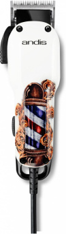 Машинка для стрижки Andis US-1 Fade in Barber Pole Design белый/рисунок (насадок в компл:5шт) от магазина РЭССИ