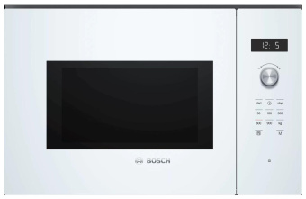 Микроволновая печь Bosch BFL554MW0 25л. 900Вт белый (встраиваемая) от магазина РЭССИ