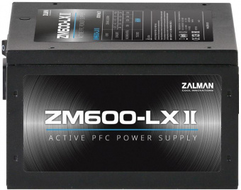 Блок питания Zalman ATX 600W ZM600-LXII (24+4+4pin) APFC 120mm fan 6xSATA RTL от магазина РЭССИ
