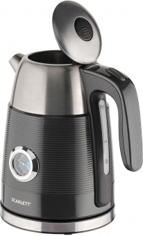 Чайник электрический Scarlett SC-EK21S102 1.7л. 2200Вт графит (корпус: металл) от магазина РЭССИ