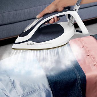Парогенератор Tefal GV9712E0 3000Вт белый/синий от магазина РЭССИ