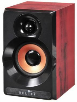 Колонки Оклик OK-161 2.0 черный/вишня 6Вт от магазина РЭССИ