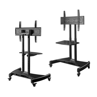 Стойка для телевизора Onkron TS1330 черный 32"-65" макс.60кг напольный мобильный от магазина РЭССИ