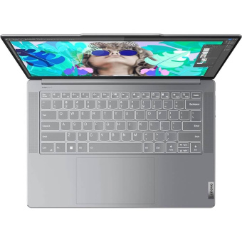 Ноутбук Lenovo Yoga Slim 7 14APU8 Ryzen 7 7840S 16Gb SSD512Gb AMD Radeon 14.5" OLED 2.9K (2944x1840) Windows 11 Home l.grey WiFi BT Cam (83AA001ERU) от магазина РЭССИ