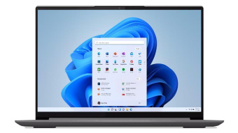 Ноутбук Lenovo Yoga Slim7 Pro 14IAH7 Core i7 12700H 16Gb SSD512Gb NVIDIA GeForce MX550 2Gb 14" OLED 2.8K (2880x1800) Windows 11 Home Single Language grey WiFi BT Cam (82UT008WRU) от магазина РЭССИ