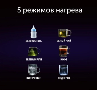 Чайник электрический Red Solution COLORSENSE AM120D 1.7л. 2000Вт черный корпус: нерж.сталь/пластик (AM120D) от магазина РЭССИ