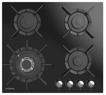 Газовая варочная поверхность Hyundai HHG 6437 BG черный от магазина РЭССИ