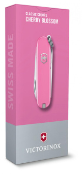 Нож-брелок Victorinox Classic SD Colors Cherry Blossom 58 мм 7 функций розовый 0.6223.51G от магазина РЭССИ