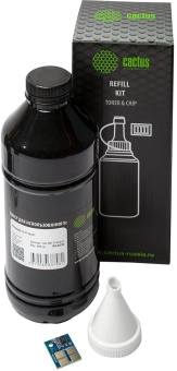 Тонер Cactus CS-RK-THМ247 черный флакон 400гр. (в компл.:чип) для принтера Катюша Р247/М247 от магазина РЭССИ