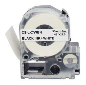 Картридж ленточный Cactus CS-LK7WBN черный для Epson LW1000P/Z700/Z900 от магазина РЭССИ