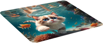 Коврик для мыши Cactus Fish Cat 300x250x3мм (CS-MP-D15M) от магазина РЭССИ