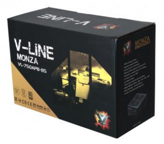 Блок питания Formula ATX 750W MONZA VL-750APB-85 80+ bronze (24+4+4pin) APFC 120mm fan 7xSATA RTL от магазина РЭССИ