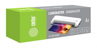 Ламинатор Cactus CS-LAB-A4400 A4 (80-125мкм) 40см/мин (2вал.) лам.фото от магазина РЭССИ