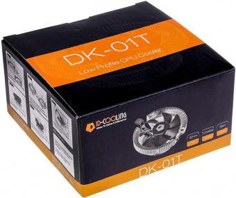 Устройство охлаждения(кулер) ID-Cooling DK-01T Soc-AM4/1151/1200 3-pin 24dB Al 95W 195gr Ret от магазина РЭССИ