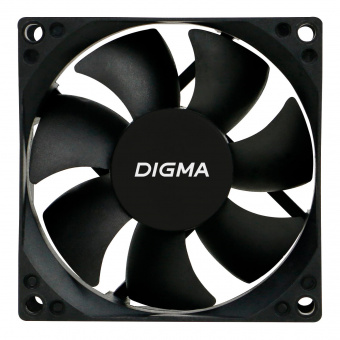 Вентилятор Digma DFAN-80 80x80x25mm 3-pin 4-pin (Molex)23dB 73gr Ret от магазина РЭССИ
