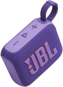 Колонка порт. JBL GO 4 фиолетовый 4.2W 1.0 BT 850mAh (JBLGO4PUR) от магазина РЭССИ