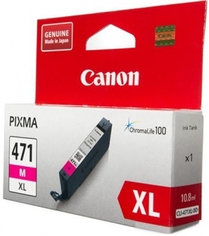 Картридж струйный Canon CLI-471XLM 0348C001 пурпурный для Canon Pixma MG5740/MG6840/MG7740 от магазина РЭССИ