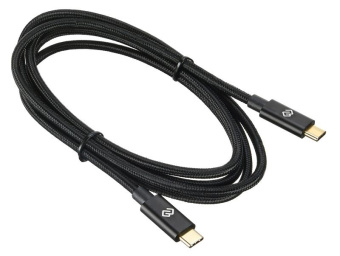 Кабель Digma Power Delivery 100W USB Type-C (m)-USB Type-C (m) 1.5м черный от магазина РЭССИ