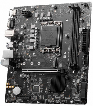 Материнская плата MSI PRO H610M-E DDR4 Soc-1700 Intel H610 2xDDR4 mATX AC`97 8ch(7.1) GbLAN+VGA+HDMI от магазина РЭССИ