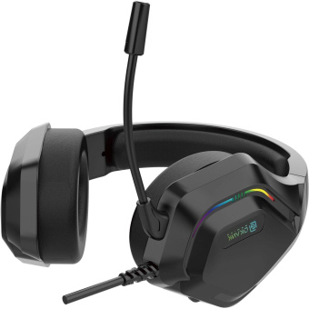 Наушники с микрофоном Оклик HS-L600G черный 2.2м мониторные USB оголовье (1939588) от магазина РЭССИ