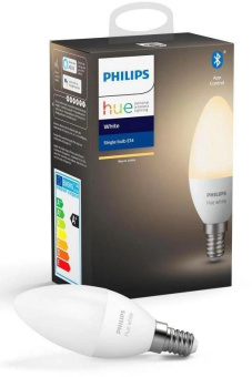 Умная лампа Philips Hue Single Bulb E14 5.5Вт 470lm (упак.:1шт) (929002039903) от магазина РЭССИ