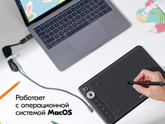 Графический планшет Parblo Intangbo X7 USB Type-C черный от магазина РЭССИ