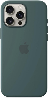 Чехол (клип-кейс) Apple для Apple iPhone 16 Pro Max Silicone Case with MagSafe зеленый Lake Green (MA7V4ZM/A) от магазина РЭССИ
