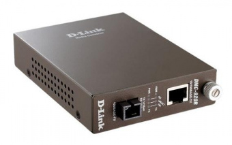 Медиаконвертер D-Link DMC-920R/B10A WDM 1x10/100Base-TX 1x100Base-FX SC ТХ:1310nm RX:1550nm SingleMode 20km от магазина РЭССИ