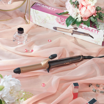 Щипцы Scarlett SC-HS60675 30Вт макс.темп.:210С покрытие:керамическое бронзовый/черный от магазина РЭССИ