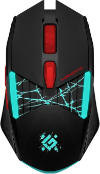 Мышь Defender Horrodine GM-237 черный оптическая 3200dpi беспров. USB (52237) от магазина РЭССИ