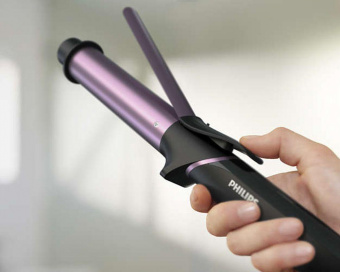 Щипцы Philips BHB868/00 макс.темп.:200С покрытие:керамико-кератиновое черный/фиолетовый от магазина РЭССИ