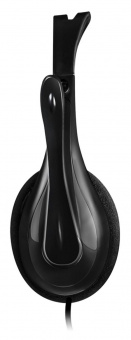 Наушники с микрофоном A4Tech HS-9 черный 1.8м накладные оголовье (HS-9 (BLACK)) от магазина РЭССИ