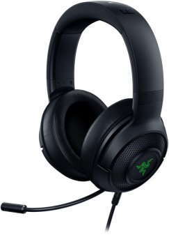 Наушники с микрофоном Razer Kraken V3 X черный 1.8м мониторные оголовье (RZ04-03750300-R3M1) от магазина РЭССИ