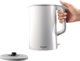 Чайник электрический Panasonic NC-CWK50 1.7л. 1500Вт белый корпус: нерж.сталь/пластик от магазина РЭССИ