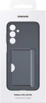 Чехол (клип-кейс) Samsung для Samsung Galaxy A16 Card Slot Case A16 черный (EF-OA166TBEGRU) от магазина РЭССИ