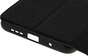 Чехол (флип-кейс) DF для Xiaomi Poco M3 poFlip-03 черный (DF POFLIP-03 (BLACK)) от магазина РЭССИ