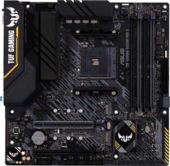 Материнская плата Asus TUF GAMING B450M-PRO II Soc-AM4 AMD B450 4xDDR4 mATX AC`97 8ch(7.1) GbLAN RAID+HDMI+DP от магазина РЭССИ
