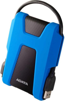 Жесткий диск A-Data USB 3.0 1Tb AHD680-1TU31-CBL HD680 DashDrive Durable 2.5" синий от магазина РЭССИ