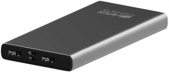Мобильный аккумулятор Hiper Metal10K 10000mAh 2.4A 2xUSB темно-серый (METAL 10K SPACE GRAY) от магазина РЭССИ