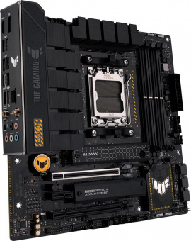 Материнская плата Asus TUF GAMING B650M-PLUS WIFI SocketAM5 AMD B650 4xDDR5 mATX AC`97 8ch(7.1) 2.5Gg RAID+HDMI+DP от магазина РЭССИ