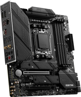 Материнская плата MSI MAG B650M MORTAR WIFI SocketAM5 AMD B650 4xDDR5 mATX AC`97 8ch(7.1) 2.5Gg RAID+VGA+HDMI+DP от магазина РЭССИ