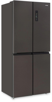 Холодильник Hyundai CM45043F 3-хкамерн. черная сталь от магазина РЭССИ