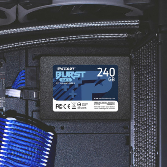 Накопитель SSD Patriot SATA III 240Gb PBE240GS25SSDR Burst Elite 2.5" от магазина РЭССИ